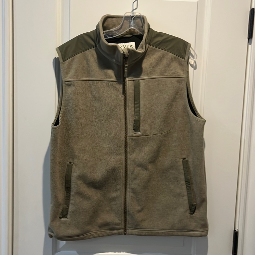 Orvis fleece vest size medium